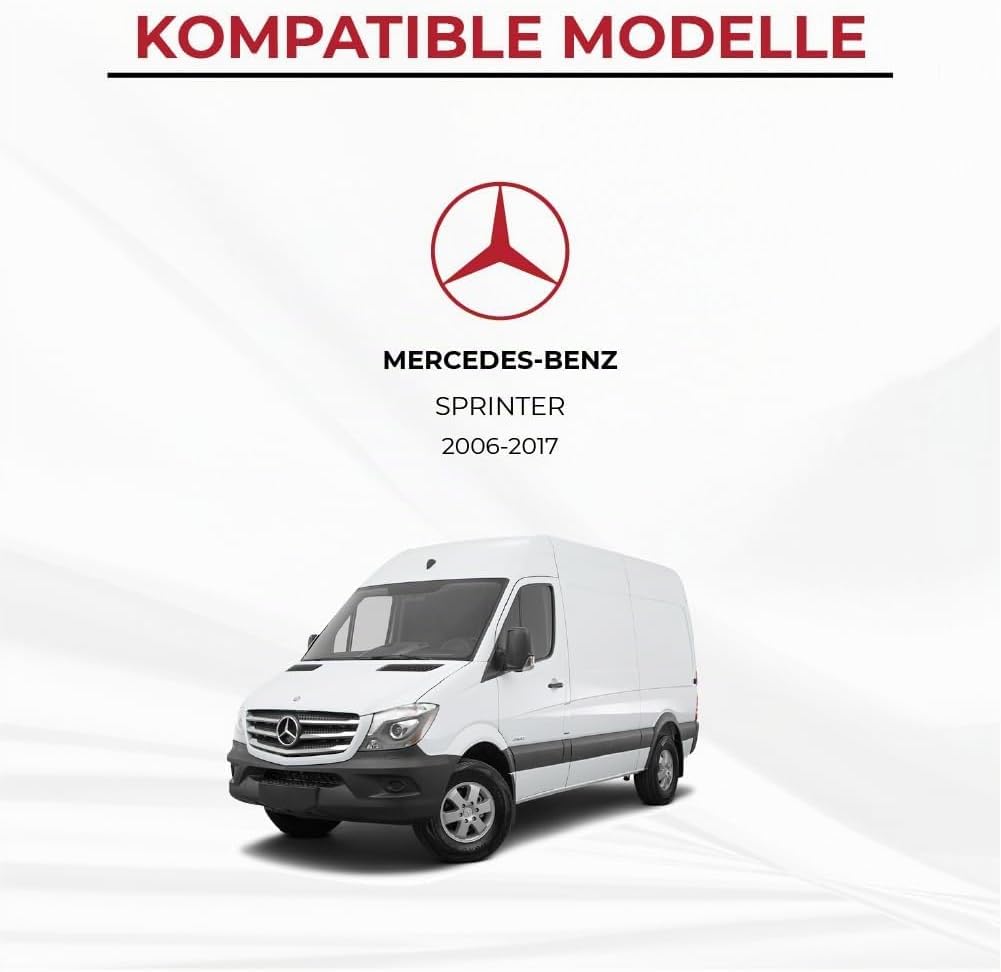 KFoam. Faltbare Matratze für Vorderbett, für Mercedes Sprinter, Grau (2006-2017)