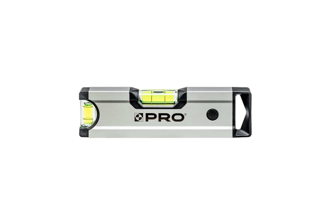 PRO600 Mini Wasserwaage mit magneten 17cm Eloxiert - Die Härte 9 auf der Mohs Skala - Ergonomischen