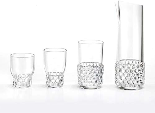 Kartell Jellies Family Tellern, tischtts, Gläsern, Schüsseln und Karaffen, Plastik, hell blau, 8.5