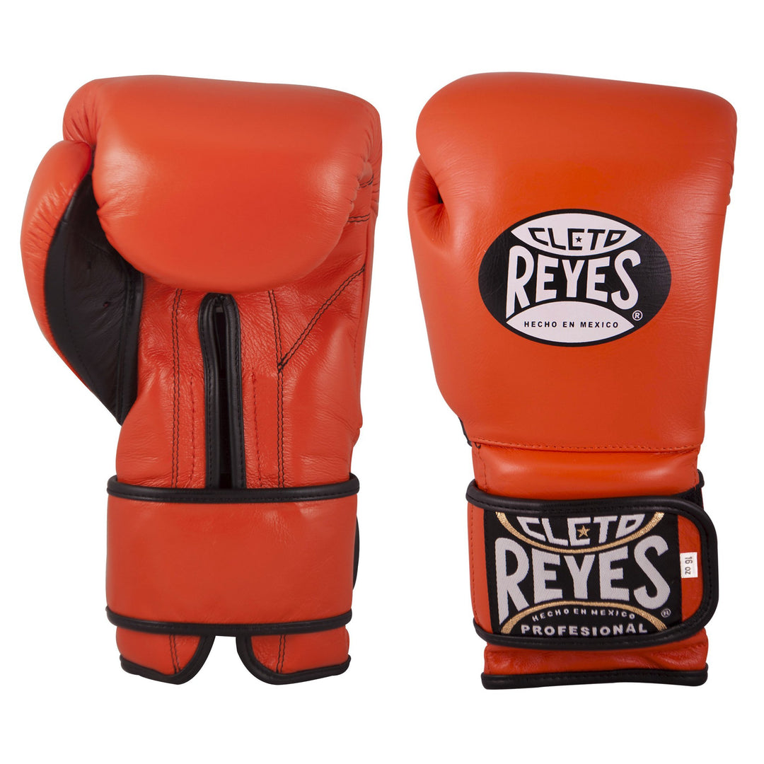CLETO REYES Velcro Boxing Gloves Orange orange 16 oz, orange 16 oz