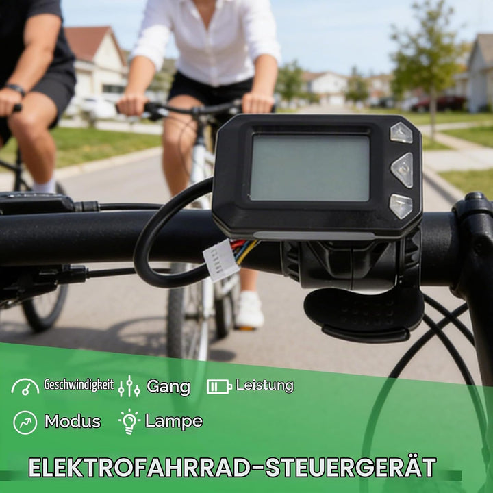 Agatige Motor Brushless Controller, 5,5-Zoll-Elektrofahrrad-Controller LCD-Display-Panel-Set für Ele