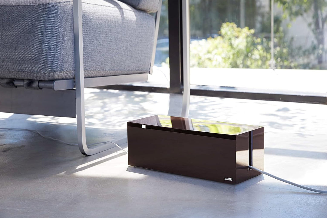 Cable Box Web - brown/black Dunkelbraun, Dunkelbraun