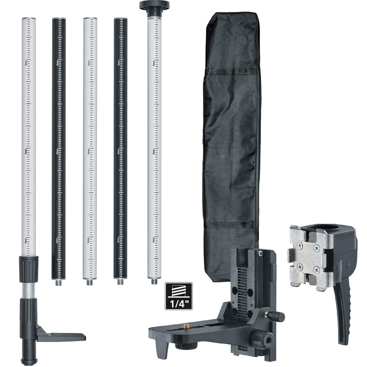 LASERLINER - TelePod Plus 330 cm - Teleskop-Befestigungsstock - 1/4 Zoll Befestigungshalterung - Rob