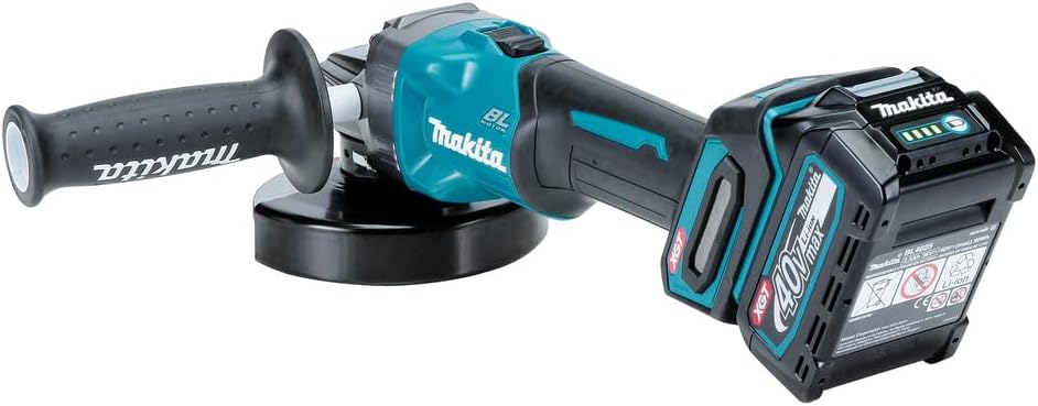 Makita GA008GM201 Akku-Winkelschleifer 40V max. / 4,0 Ah, 2 Akkus + Ladegerät im MAKPAC mit 2 Akkus