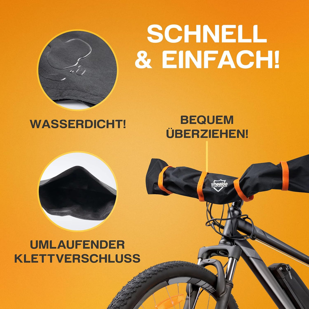 WHEELOO Lenkerschutzhülle Ebike Transportschutz I wasserabweisend & robust I Fahrrad Abdeckung für H