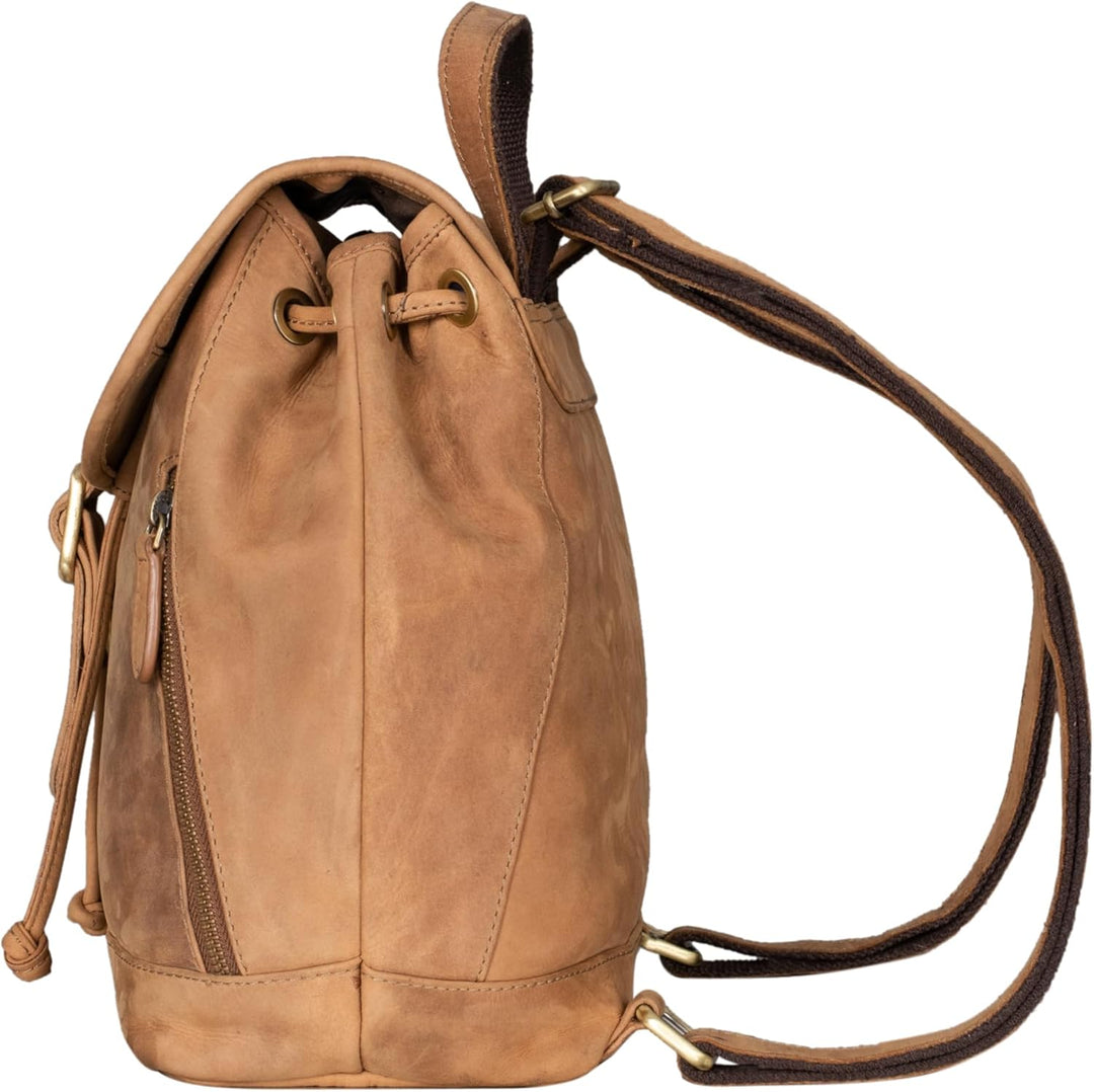 STILORD 'Allison' Rucksack Damen Modern Leder Vintage Daypack Klein Cityrucksack Rucksackhandtasche