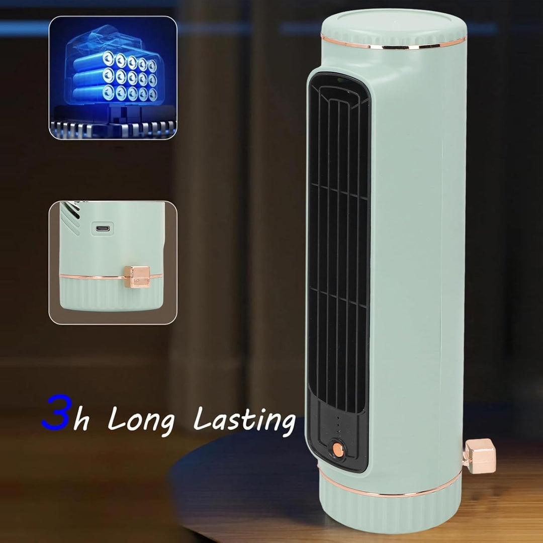 Yunir Turmventilator, Turmventilator für Schlafzimmer mit 3 Geschwindigkeiten, Leise, Tischventilato