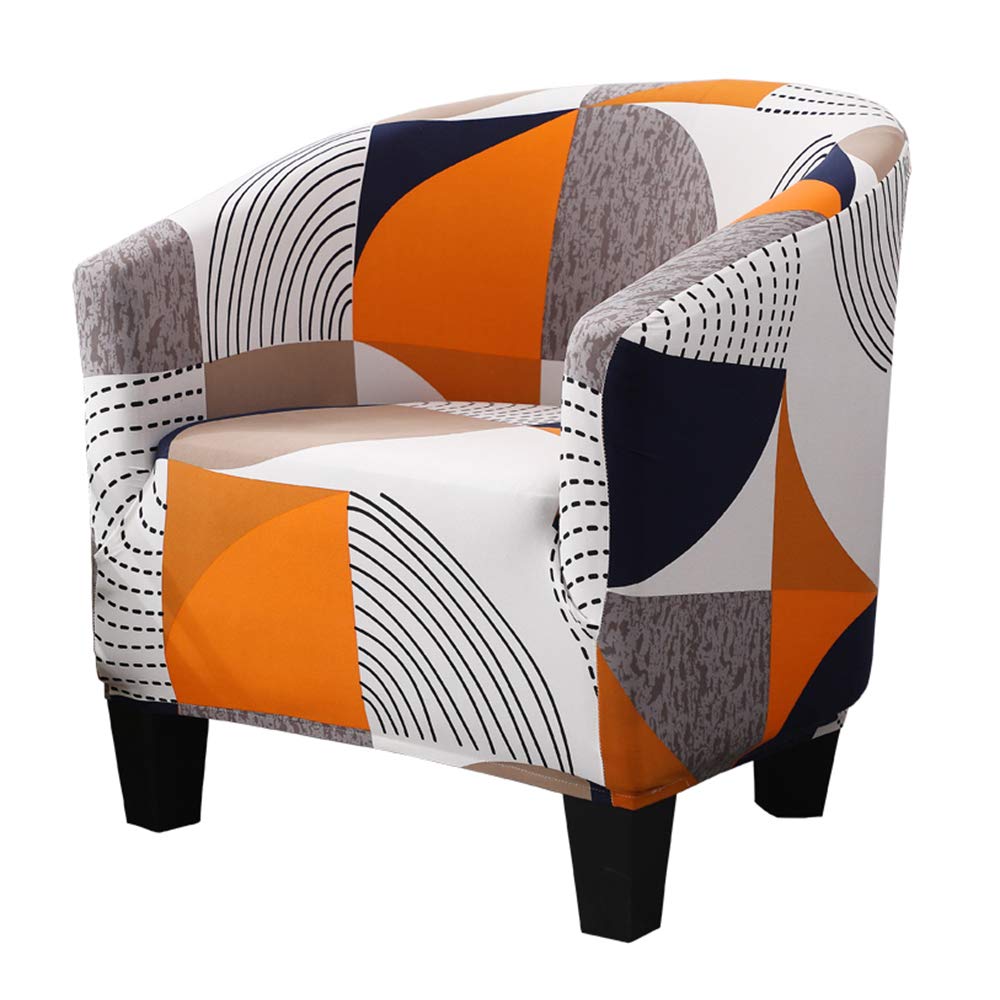 TOPCHANCES Sofabezug, Cabrio, Bedruckt, geometrisches Muster, für Sofa, Relax Club, Badewannensessel