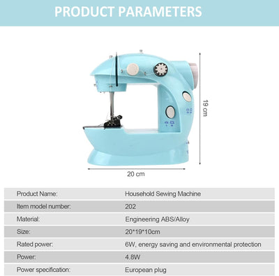 LetCart 202A Elektronische Nähmaschine, Mini-Nähmaschine, Tragbare Mini Nähmaschine mit 99 Stück Näh