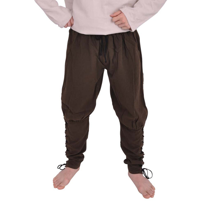 Gothic Store Heinsberg Hose Wikingerhose Braun, XL Braun