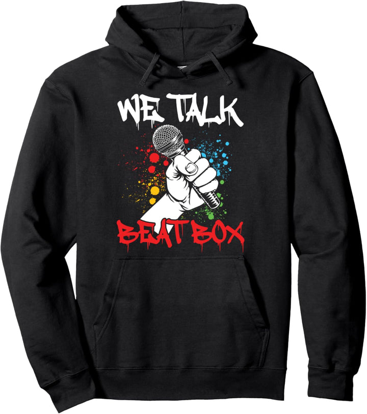 Cooler Künstler Ghetto Sänger Beatbox Rap Hiphop Beatboxer Pullover Hoodie