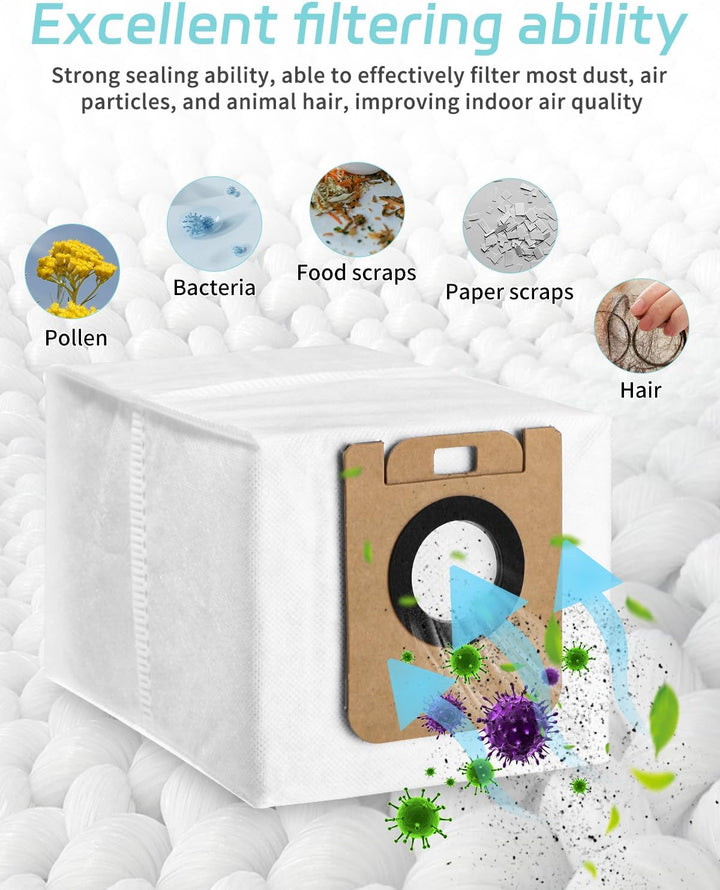 14 Stück Staubbeutel Zubehörset für Dreame D10 Plus / D10s Plus / L10 Plus Ersatzteil Zubehör Beutel