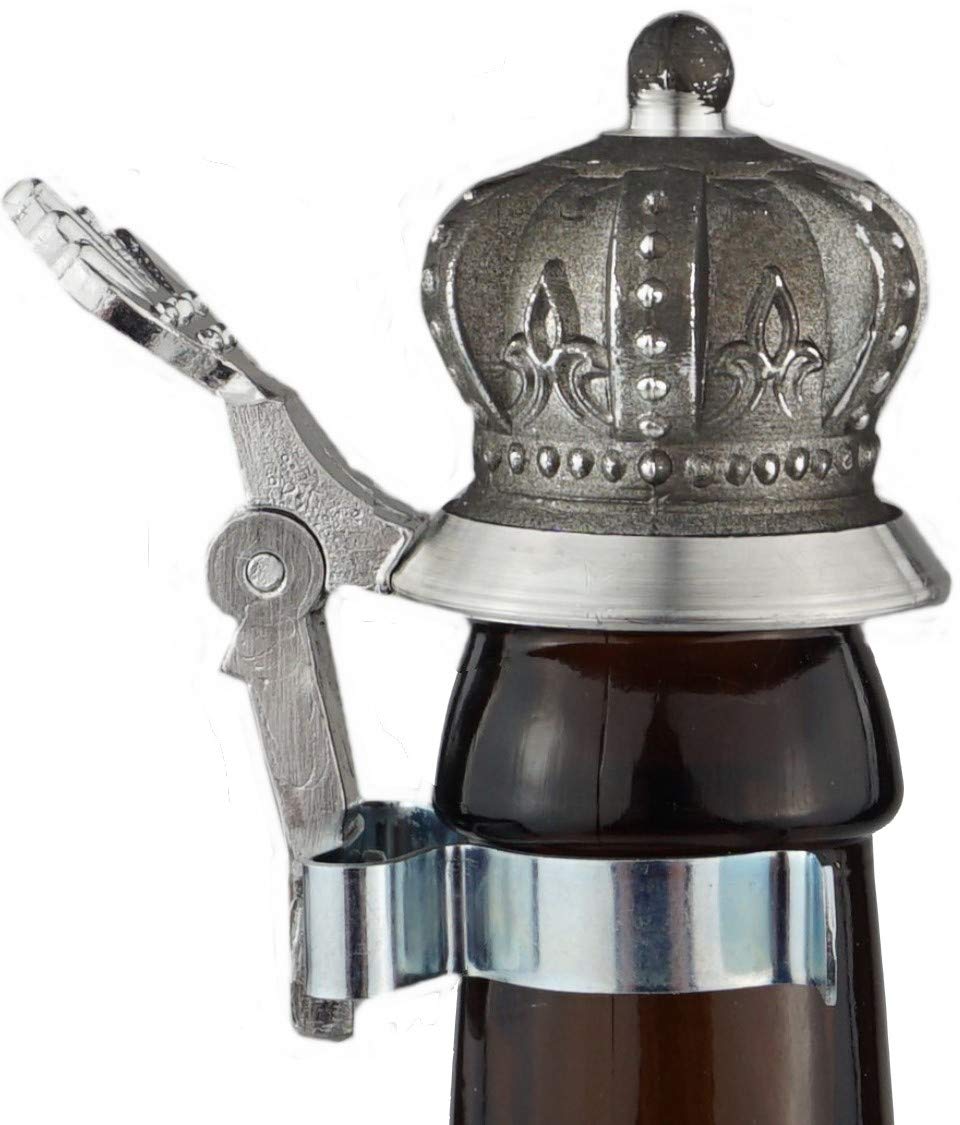 Bierflaschen Zinndeckel, Flaschendeckel Zinn