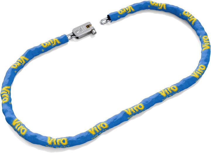 Viro LUC/VIR5590 Kettenschloss, Unisex, Erwachsene, Silber/Gelb, 900 x 5,5 mm