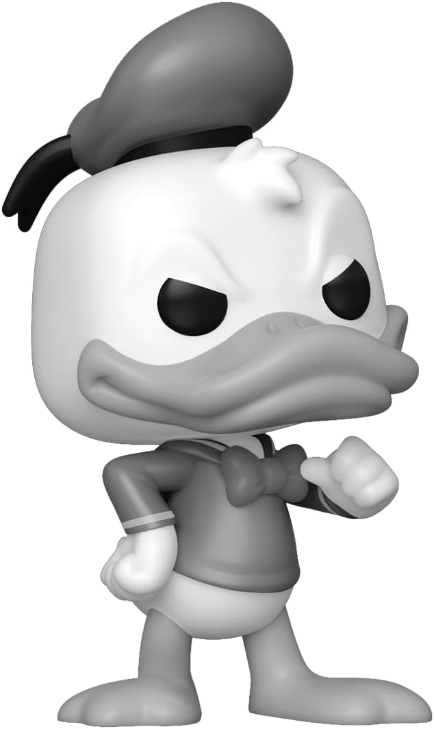Funko Pop! Disney: Mickey und Seine Freunde – Schwarz-Weiss-Vinyl-Figur, 4er-Pack