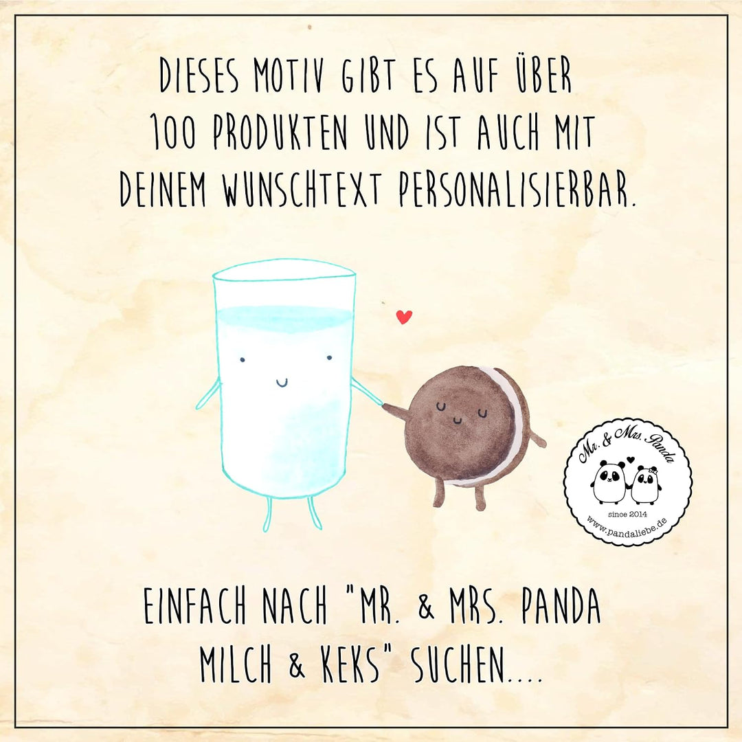 Mr. &amp; Mrs. Panda Motiv WC Sitz Milch &amp; Keks - Geschenk, Klodeckel, Klobrille, Gute Laune, Tiermotive