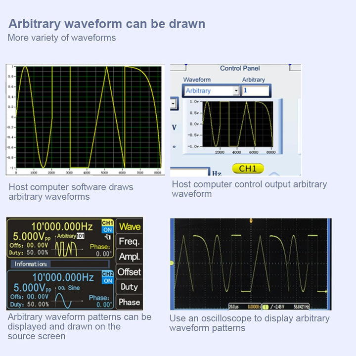Signalgenerator PSG9080 80 MHz Programmierbarer Zweikanalfunktionsgenerator Generator für Beliebige