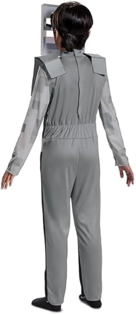 Minecraft Skelett-Kostüm für Kinder, Videospiel-inspiriertes Charakter-Outfit, klassisches Kind, Grö