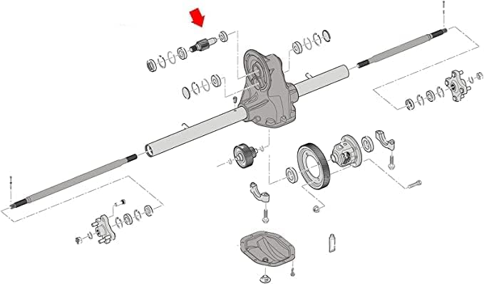 10L0L Golfwagen-Eingangswellen-Kit für EZGO RXV ab 2008, elektrisch, OEM-Nr. 620329