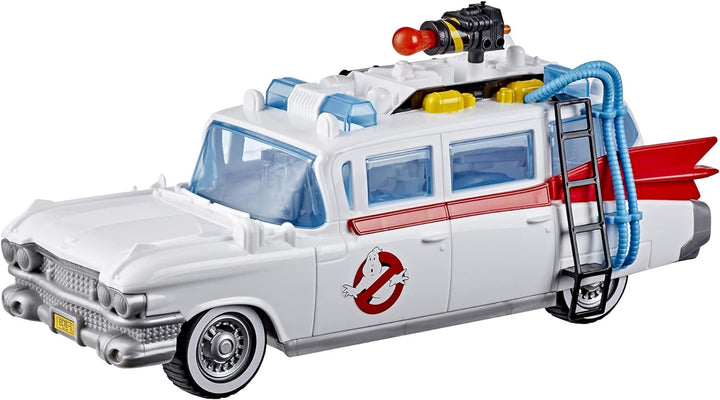 Ghostbusters Ecto-1 Fahrzeug zum 2020 Film mit Accessoires für Kinder ab 4 Jahren, Auto und Geschenk
