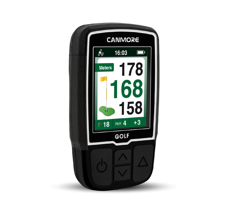 Canmore HG200 Golf-GPS – wasserfestes 2-Zoll-Vollfarbdisplay mit über 41.000 wichtigen Golfplatzdate