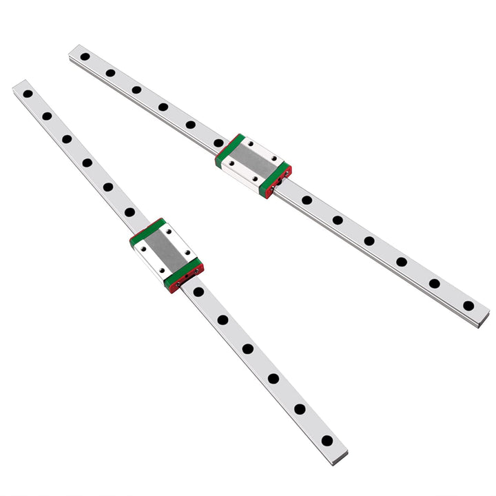 CNCMANS 2 Stück MGN12 500mm Linearführung Miniatur Lineare Schienenführung mit 2 Stück MGN12H Carria
