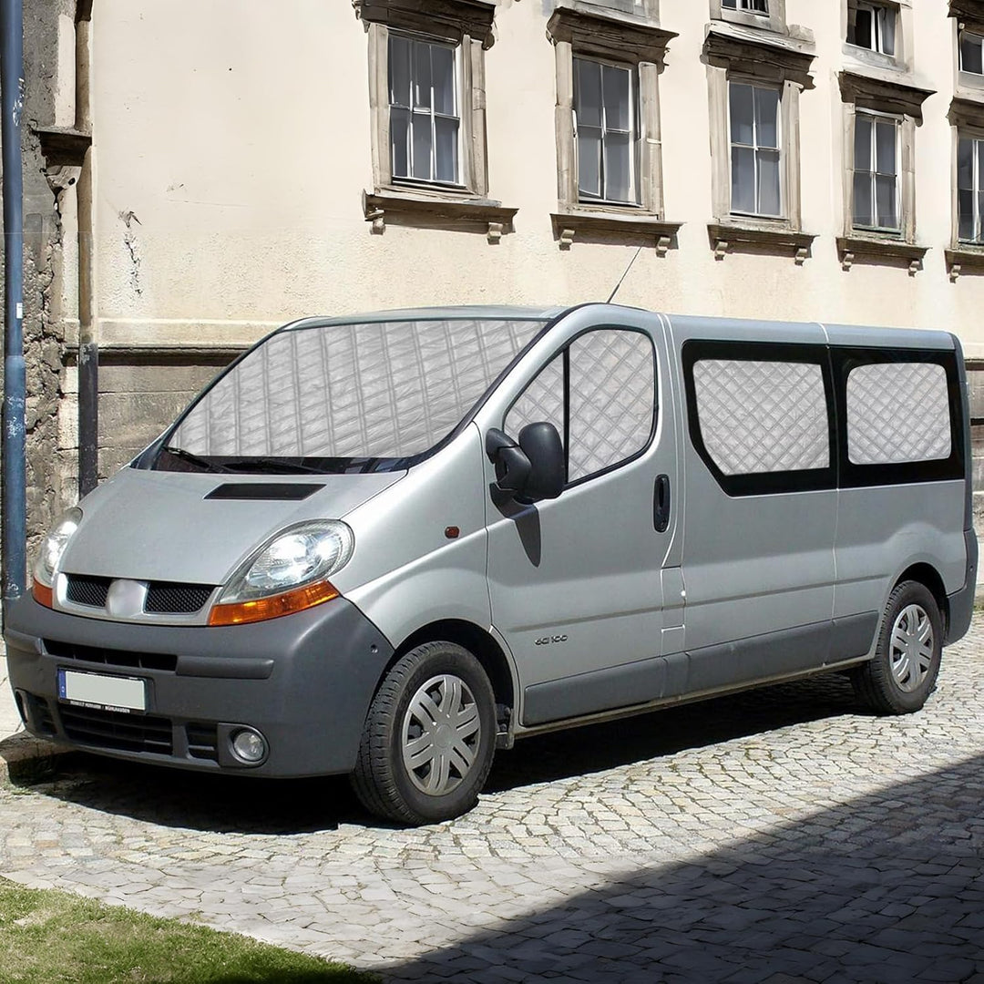 8PCS Technology Thermomatte Ersatz für Renault Trafic LWB 2001-2014, Ersatz für Opel Vivaro LWB 2001