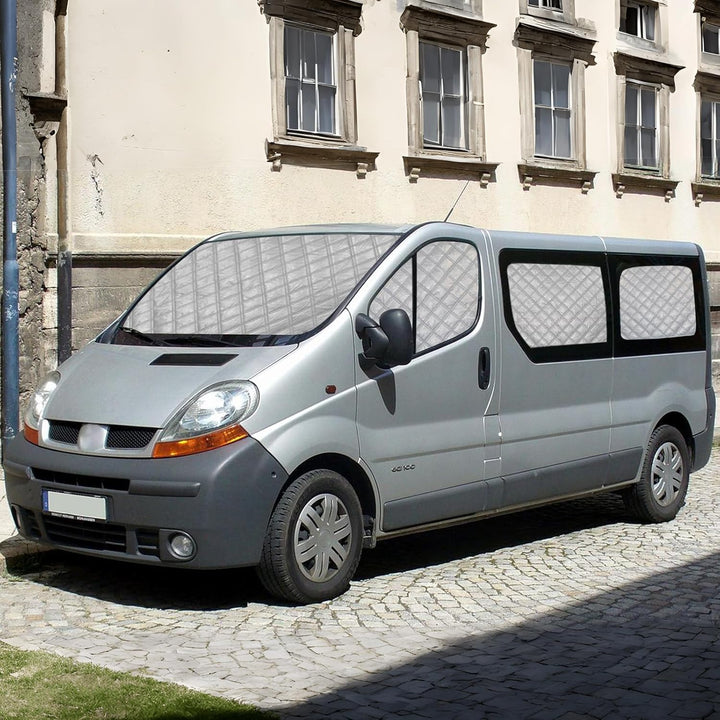 8PCS Technology Thermomatte Ersatz für Renault Trafic LWB 2001-2014, Ersatz für Opel Vivaro LWB 2001