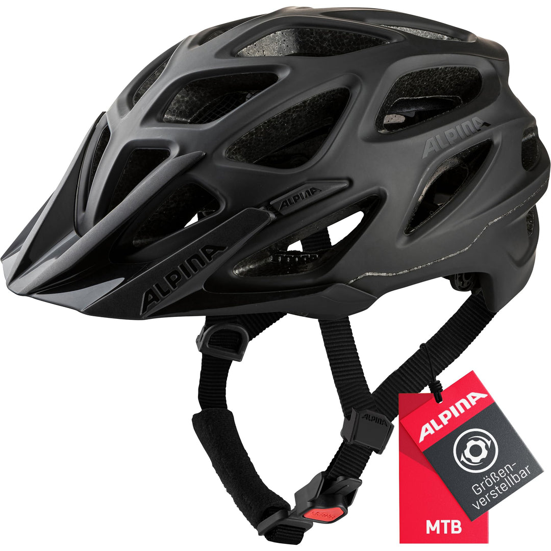 ALPINA MYTHOS 3.0 - Leichter, Optimal Belüfteter & Anpassbarer Fahrradhelm Mit Antibakteriellen Pols