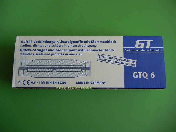 GT Elektrotechnische GEL-Verbindungsmuffe GTQ 6 bis 5x6 Quicki Verbindungs-/Übergangsmuffe 402258902