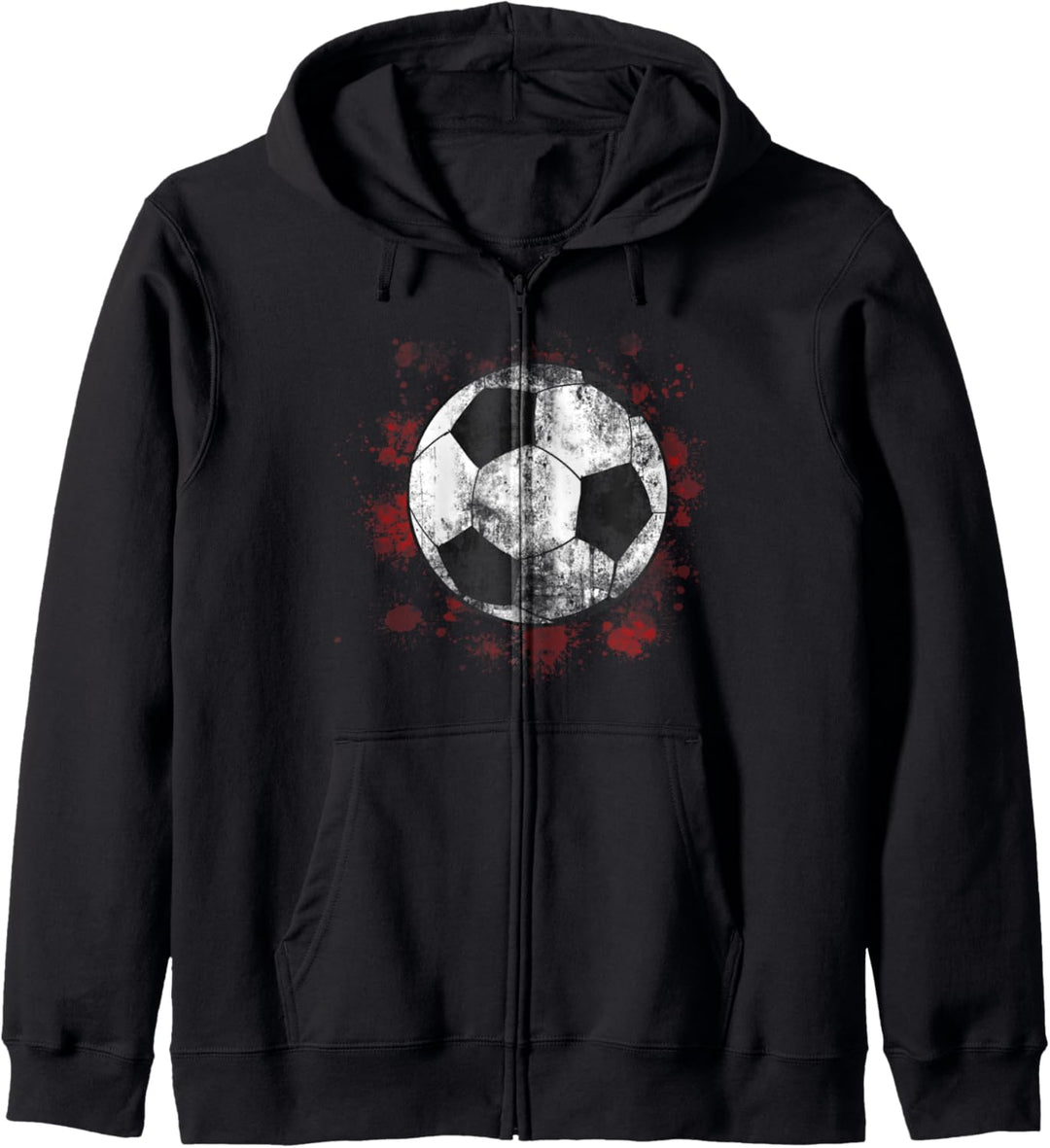 Zombie-Fussball Halloween-Design Kapuzenjacke