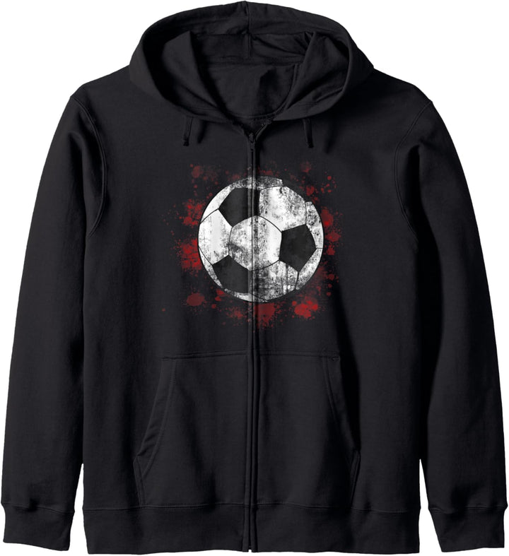 Zombie-Fussball Halloween-Design Kapuzenjacke