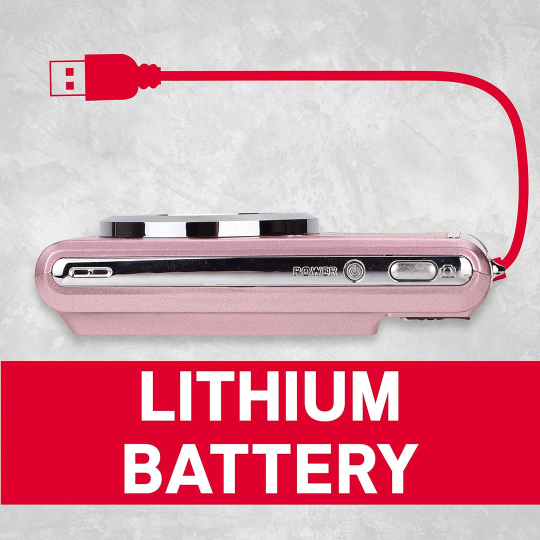 AGFA Photo Kompaktkamera DC5200, Rosa, Rosa