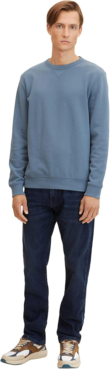 TOM TAILOR Herren Marvin Straight Jeans 29W / 32L 10114 - Clean Dark Stone Blue Denim, 29W / 32L 101