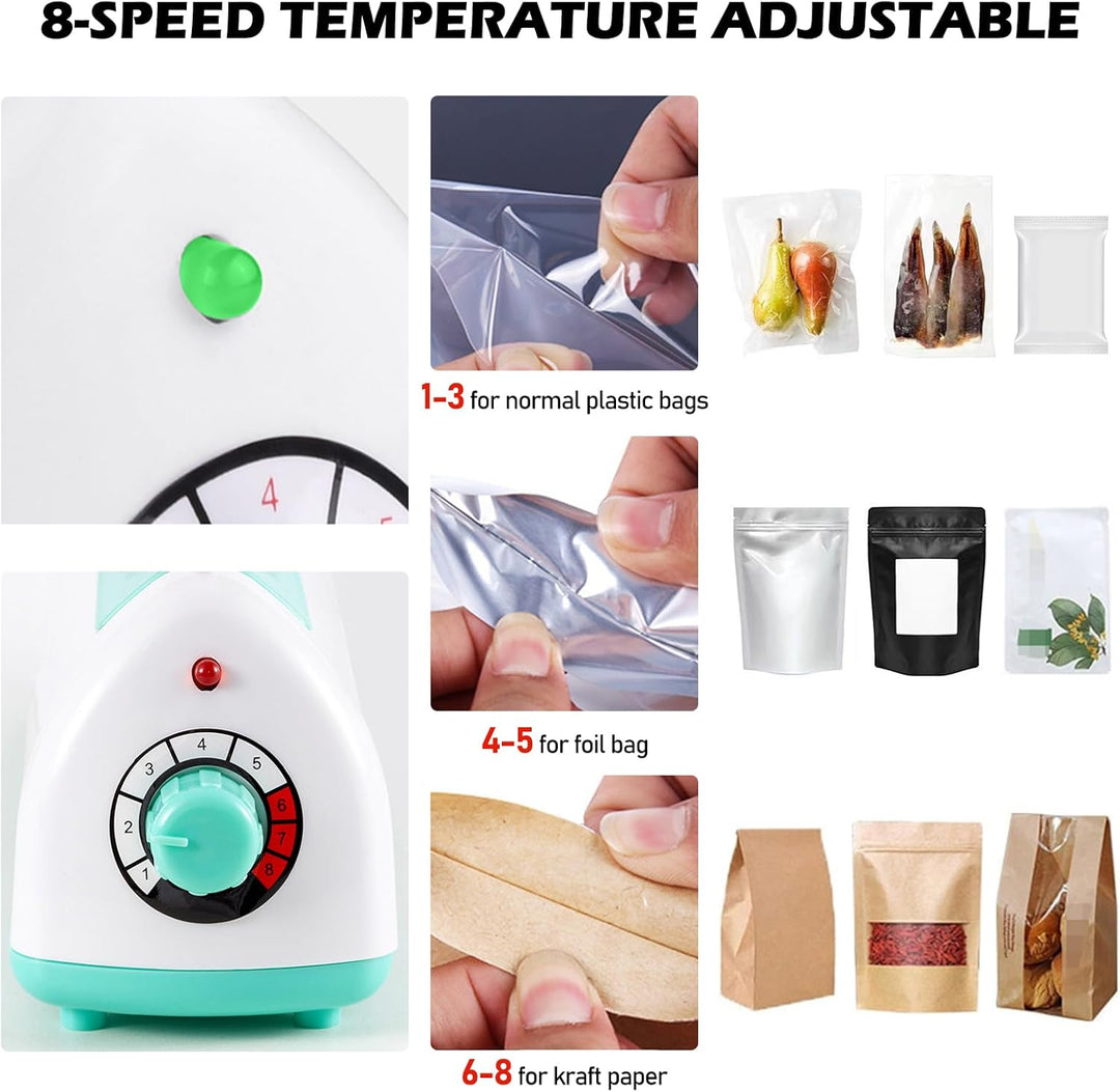 Heisssiegelgerät Folienschweissgerät 300mm, Folienschweissgerät, Impulse Heat Bag Sealer, Versiegelu