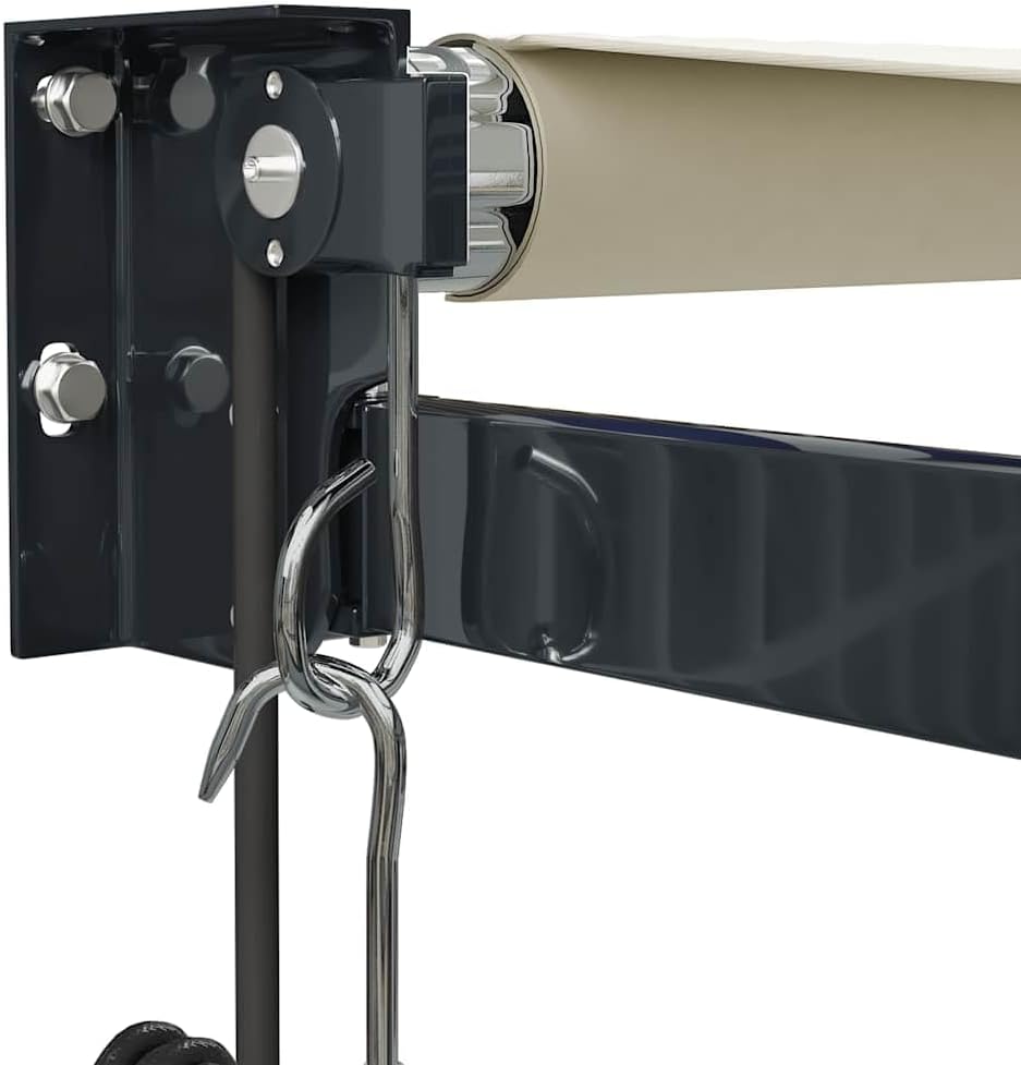 vidaXL Elektrische Markise mit Kurbel Creme 3x2,5 m Creme B250 x H300 cm, Creme B250 x H300 cm