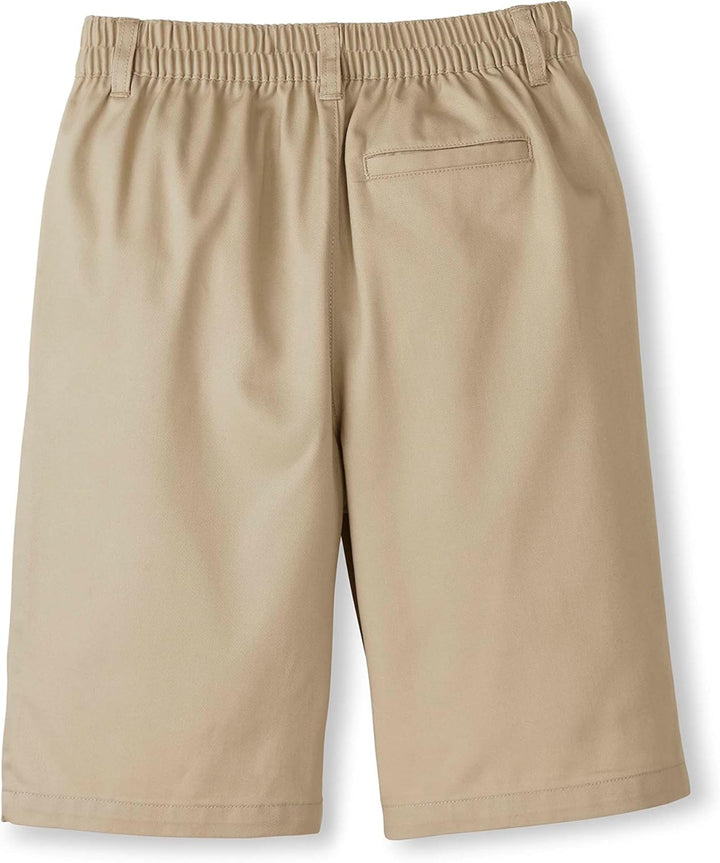 French Toast Jungen Pull-on Twill School Uniform for Kids Shorts 12 Husky Khaki, 12 Husky Khaki
