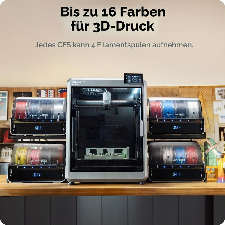 Creality CFS - Creality Filament System, Multicolor 3D Drucker Filamentsystem, unterstützt 4 paralle