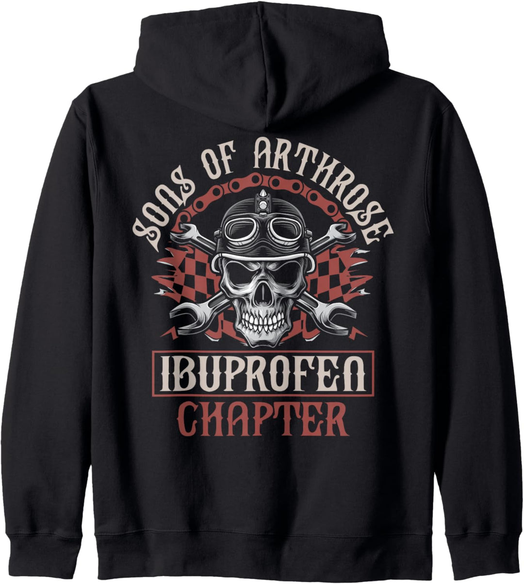 Sons of Arthrose - Ibuprofen Chapter Biker Motorradfahrer Kapuzenjacke