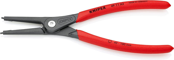 KNIPEX Präzisions-Sicherungsringzange für Aussenringe auf Wellenmit rutschhemmendem Kunststoff überz
