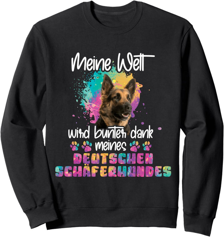 Danke Deutscher Schäferhund Hunde Hundemama Bekleidung Sweatshirt