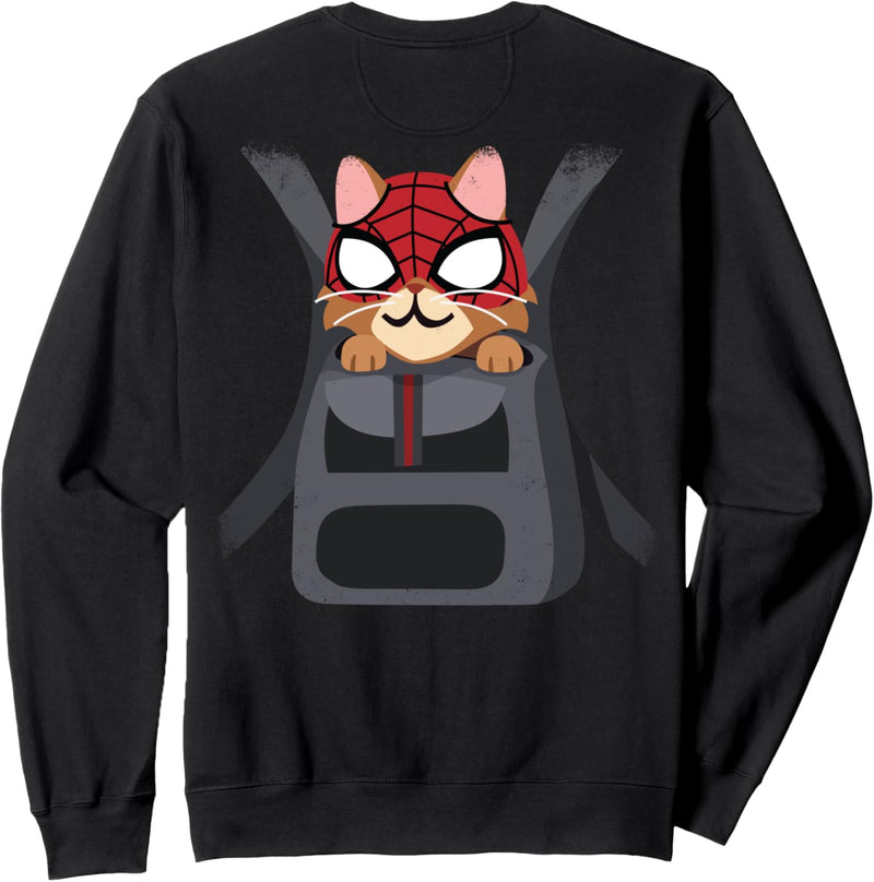 Marvel Spider-Man Miles Morales Game Spider-Cat Backpack Sweatshirt