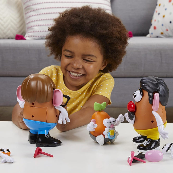HASBRO My Little Pony Potato Head Familie, Spielzeug für Kinder ab 2 Jahren, mit 45 Teilen für eine