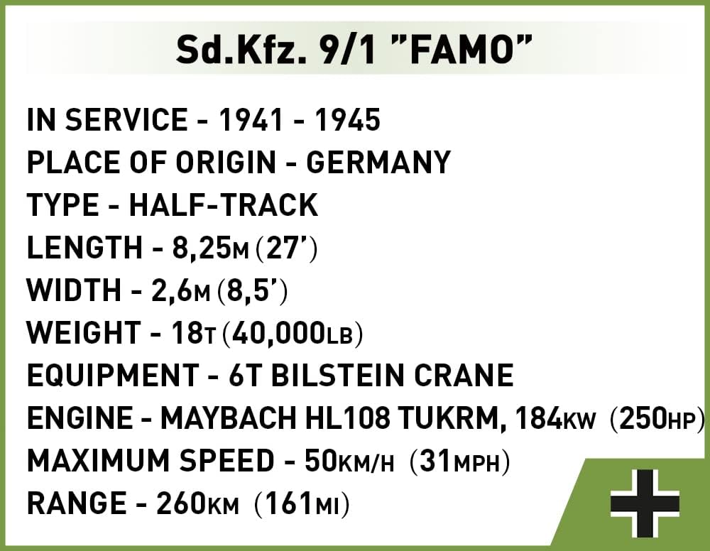 COBI Sd.Kfz. 9/1 "FAMO