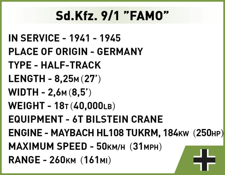 COBI Sd.Kfz. 9/1 "FAMO
