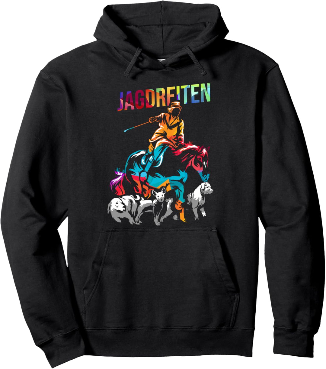 Jagdreiten Schleppjagd Pullover Hoodie