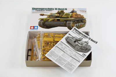 TAMIYA TM35310 300035310 - WWII Sturmgeschütz III Ausführung G Finnland 1942, Bausatz 1:35