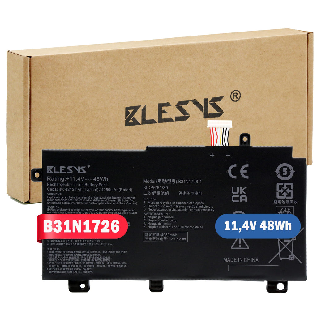 BLESYS B31N1726 Laptop Akku für ASUS TUF Gaming FX504 FX504GM FX504GD FX504GE FX504GM Notebook PC B3