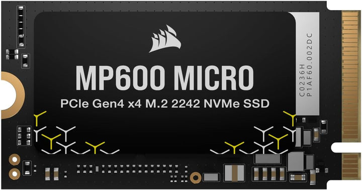 Corsair MP600 Micro 1TB M.2 NVMe PCIe x4 Gen4 2 SSD – M.2 2242 – Bis zu 5.100MB/sec Sequential Read