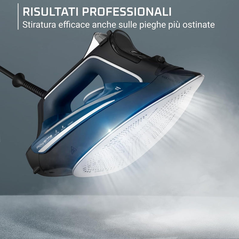 Rowenta Pro Master Bügeleisen, professionelle Ergebnisse, leistungsstarke Dampfverteilung, hochpräzi